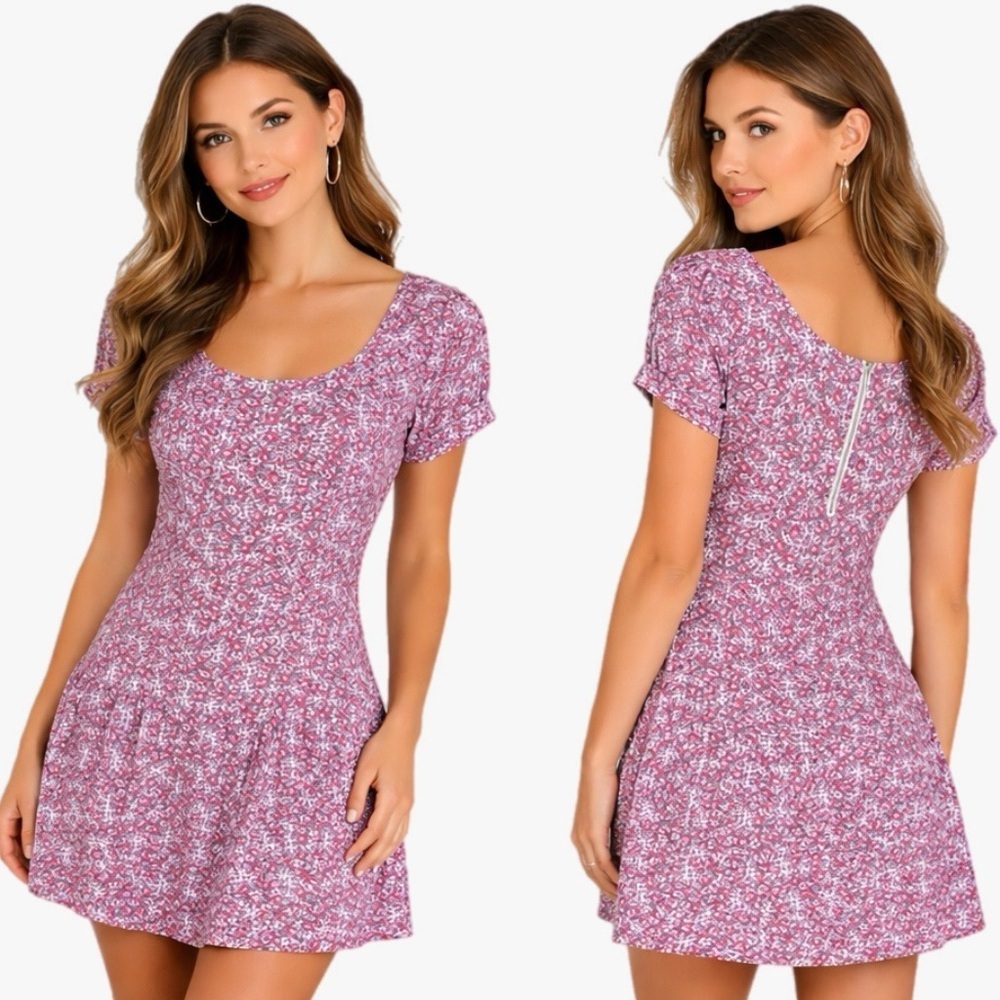 Urban Outfitters Coincidence & Chance Floral Sun Dress Womens Size Small